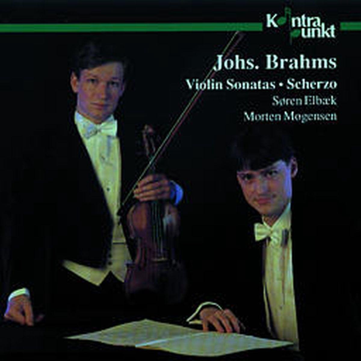 Soren Elbaek & Morten Mogensen - Brahms: Violin Sonatas, Scherzo (CD)