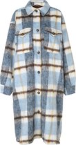 Munthe Rei Outerwear Lange Jas Lichtblauw  Dames maat 34