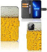 Book Case voor iPhone 13 Pro Max Book Cover Bier
