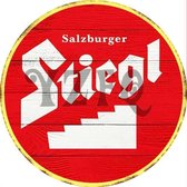 Retro Muur Decoratie uit Metaal Ronde Vorm Belgische Bieren  YY-0111