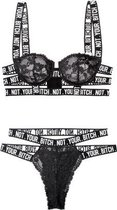 Kanten BH-Set Not Your Bitch - Sexy Lingerie & Kleding - Lingerie Dames
