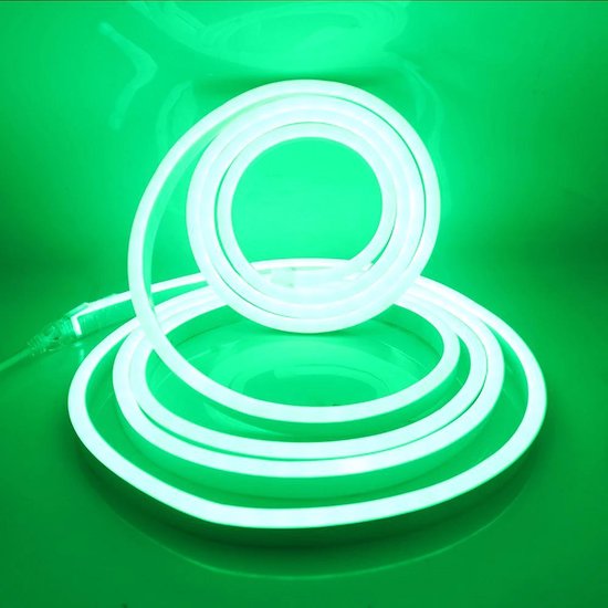 Neon LED Strip - Groen - 10 Meter - Waterdicht