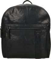 Spikes & Sparrow  Rugtas / Rugzak / Schooltas - Authentic - 9 Liter -  Leer - Zwart