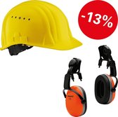 Schuberth voordeelset Baumeister 80 veiligheidshelm met oorkap SHP28-C