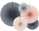 Partydeco - Honeycomb kleurenmix (5 stuks)