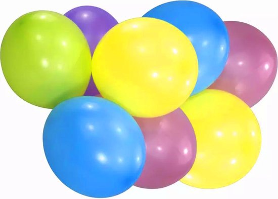 Ballonnen Multicolor Assorti - 8 stuks