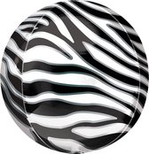Orbz ballon zebra print | 38 cm
