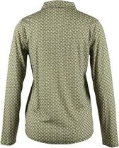 River Woods T-shirt met polokraag in groen