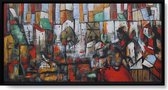 TSUSIMA handgeschilderd doek - 60x120CM