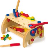 Houten werkbank kinderen - Werkbank Olifant - werkbank speelgoed - houten speelgoed vanaf 3 jaar