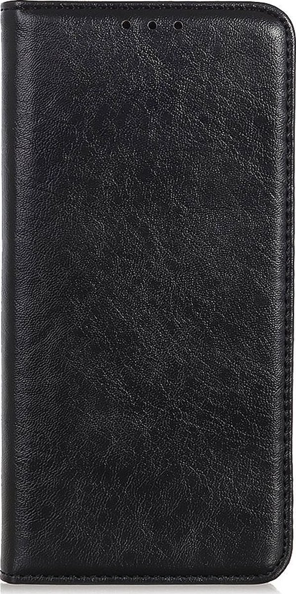 Mobigear Telefoonhoesje geschikt voor Samsung Galaxy S22 Ultra Hoesje | Mobigear Classic Elegance Bookcase Portemonnee | Pasjeshouder voor 2 Pasjes | Telefoonhoesje voor Pinpas / OV Kaart / Rijbewijs - Zwart