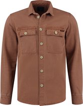 Gabbiano Overhemd Overhemd Met Borstzakken 331804 Rusty Brown Mannen Maat - XXL