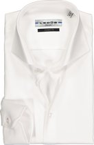 Ledub Modern Fit overhemd - wit - Strijkvriendelijk - Boordmaat: 37