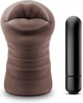 Hot Chocolate - Renee Masturbator Met Vibrende Bullet - Mond - Sextoys - Masturbators - Toys voor heren - Kunstvagina