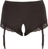 Plus Size Hoge Jarretelslip Met Open Kruis - Sexy Lingerie & Kleding - Lingerie Dames - Dames Lingerie - Strings