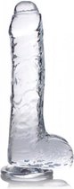Jock C-Thru Transparante Dildo - 21 cm. - Sextoys - Dildo's