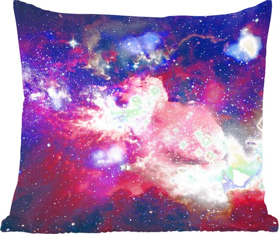 Sierkussen - Ruimte Kosmos - Multicolor - 40 Cm X 40 Cm