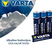 40-Stuks Varta Longlife Alkaline Batterijen AAA