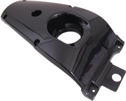 TNT Monoseat Yamaha Aerox - hard kunststof - zwart metallic