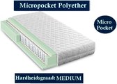 2-Persoons Matras - MICROPOCKET Polyether SG30 7 ZONE  7 ZONE 23 CM   - Gemiddeld ligcomfort - 180x220/23