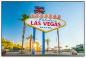Wereldberoemde welkomstbord van de Las Vegas Strip - Foto op Akoestisch paneel - 150 x 100 cm