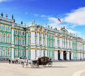 Het Winterpaleis van de Hermitage in Sint-Petersburg - Fotobehang (in banen) - 250 x 260 cm