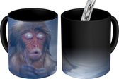 Magische Mok - Foto op Warmte Mok - Sneeuwaap blauw water - 350 ML