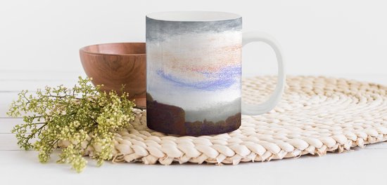 Tasse - Tasse à café - Le Moulin - Peinture de Rembrandt van Rijn - Tasses - 350 ML - Tasse - Tasses à café - Tasse à thé - Décoration Sinterklaas - Cadeaux pour enfants - Chaussures cadeaux Sinterklaas