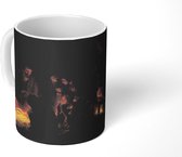 Mok - Koffiemok - Aanbidding van de herders - Schilderij van Rembrandt van Rijn - Mokken - 350 ML - Beker - Koffiemokken - Theemok
