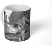 Mok - Amsterdams stadsgezicht - Schilderij van George Hendrik Breitner - 350 ML - Beker