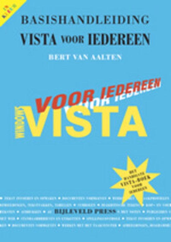 Cover van het boek 'Basishandleiding Windows Vista' van Bert van Aalten
