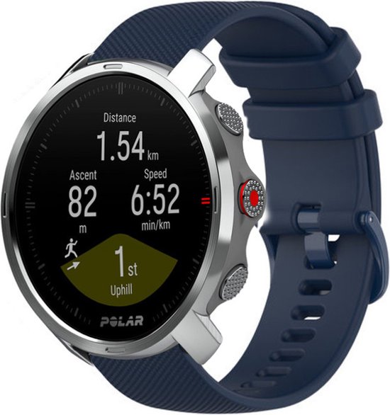 Polar FT4 / FT7 Zachte Siliconen Horlogebandje - Geel
