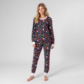 SillySanta Pyjama -XL- Women's Blue Christmas Dream Multicolours