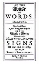 Of The Abuse Of Words