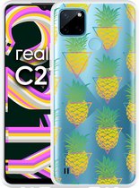 hoesje Geschikt voor Realme C21Y Pineapple