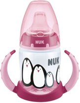 NUK fles met handvatten en een tuit, 150 ml, 6-18 maanden Roze