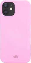 Siliconen hoesje roze geschikt voor iPhone 11 hoesje siliconen - Roze kleur - Hoesje geschikt voor iPhone 11 roze - Roze hoesje geschikt voor iPhone 11 - Stevig hoesje roze