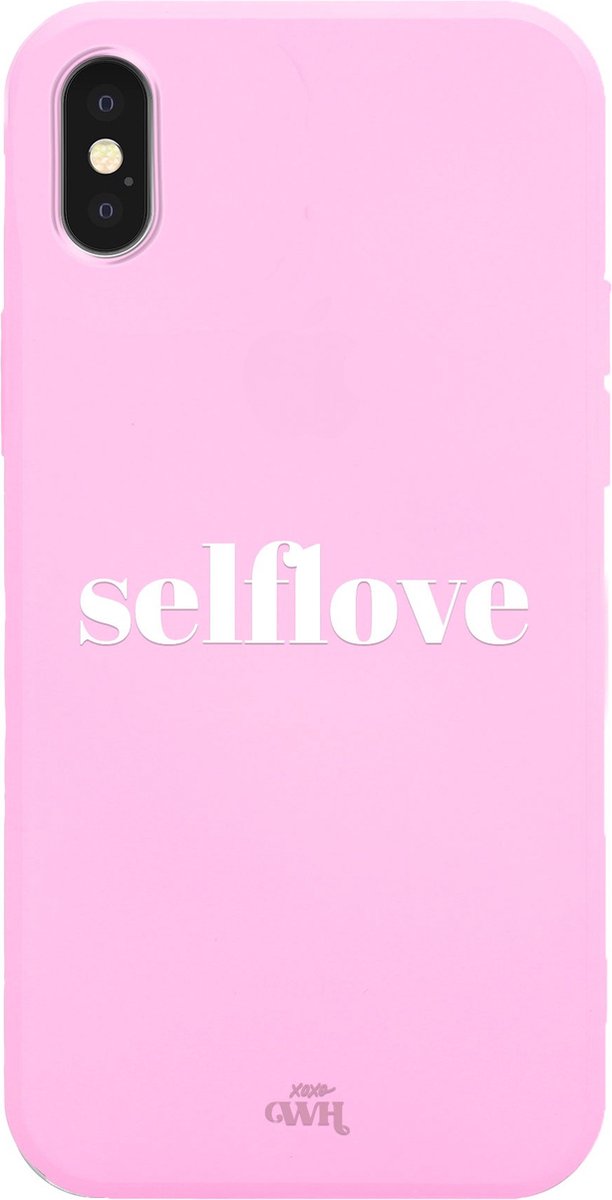 iPhone XS Max - Selflove Pink - iPhone Short Quotes Case