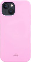 Siliconen hoesje roze geschikt voor iPhone 13 Mini hoesje siliconen - Roze kleur - Hoesje geschikt voor iPhone 13 Mini roze - Roze hoesje geschikt voor iPhone 13 Mini - Stevig hoes
