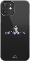 xoxo Wildhearts case voor iPhone 12 - Wildhearts Purple - xoxo Wildhearts Transparant Case