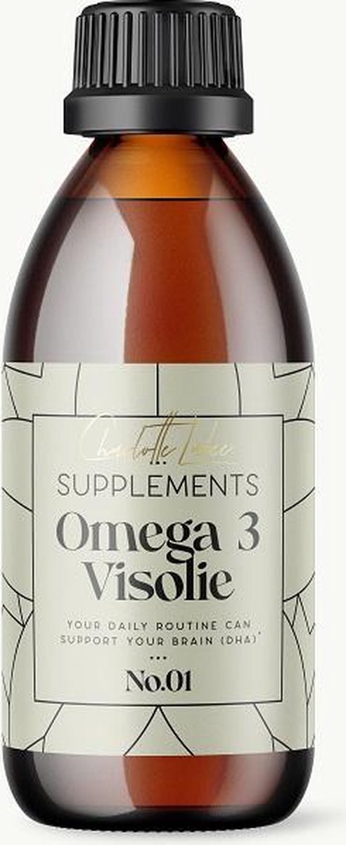 Omega 3 Visolie | Zuivere Vloeibare Visolie (EPA/DHA) | 250 gram | Supplement voor Hart & Hersenen | CL Health by Charlotte Labee