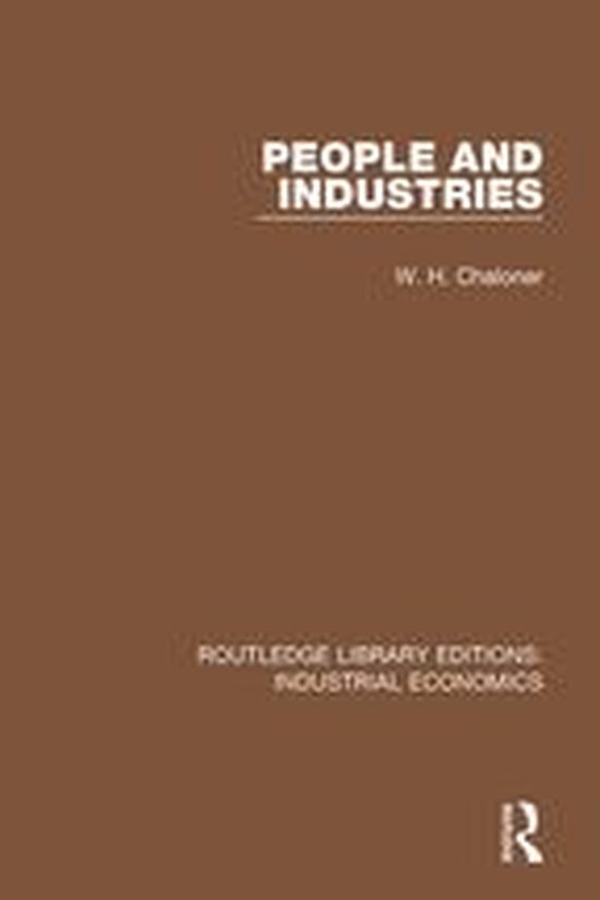 Routledge Library Editions: Industrial Economics - People an ... - cover