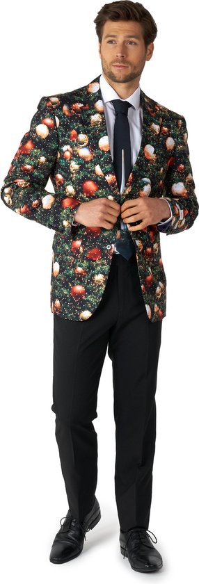 OppoSuits Shine Pine - Costume homme - Costume de Noël - Noël - Taille EU 48