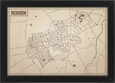 Decoratief Beeld - Houten Van Roden - Hout - Bekroned - Bruin - 21 X 30 Cm