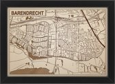 Decoratief Beeld - Houten Van Barendrecht - Hout - Bekroned - Bruin - 21 X 30 Cm