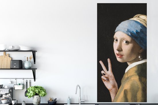 Poster Schilderij - Vermeer - Oude meesters - 80x160 cm
