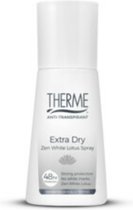 6x Therme Anti-Transpirant Extra Dry Zen White Lotus Spray 75 ml