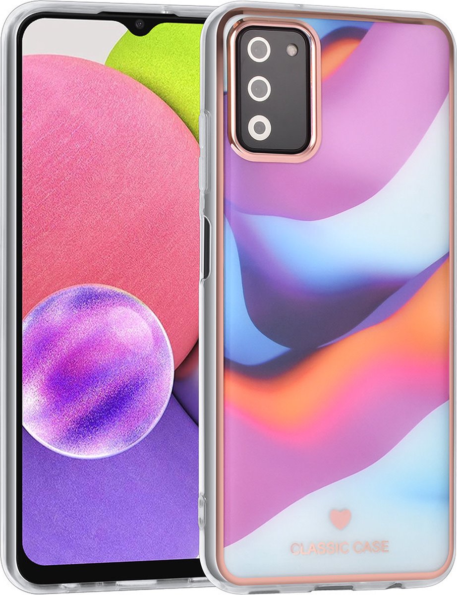 UNIQ Classic Case Samsung Galaxy A03s TPU Backcover hoesje - Curved Colors