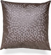 Sierkussen Dijon taupe 45x45cm vlekbestendig