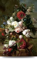 Maison de France - Canvas Bloemen rijks 6 - canvas - 40 x 60 cm